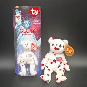 Ty Glory the Bear Beanie Babies Set